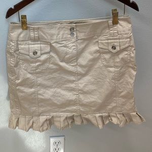 WHBM khaki Skirt
